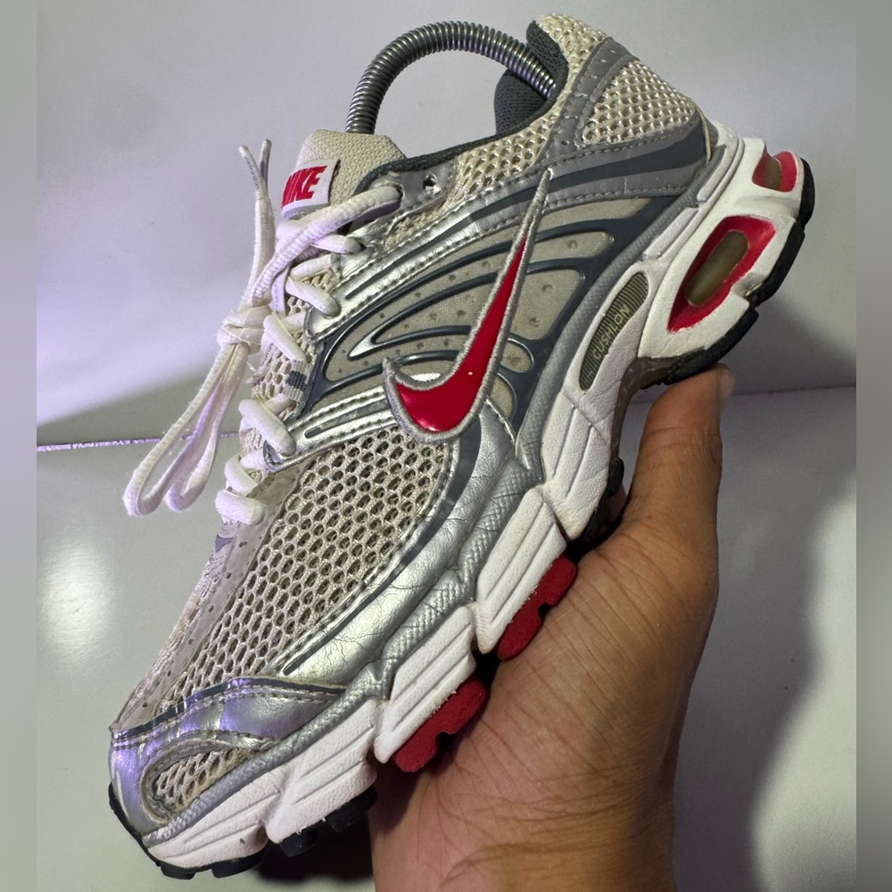 Nike Air Max Moto 6 “White Red Silver” WMNS Size 7.5